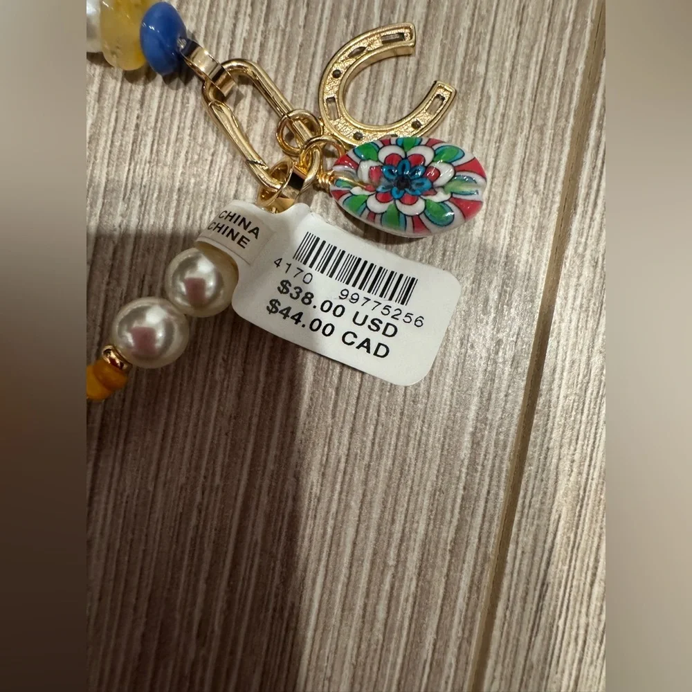 Anthropologie Elegant Pearl and Charm Bracelet - Picture 3 of 4